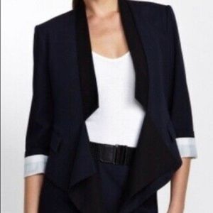 BCBGmaxazria, short blazer, navy blue, XS